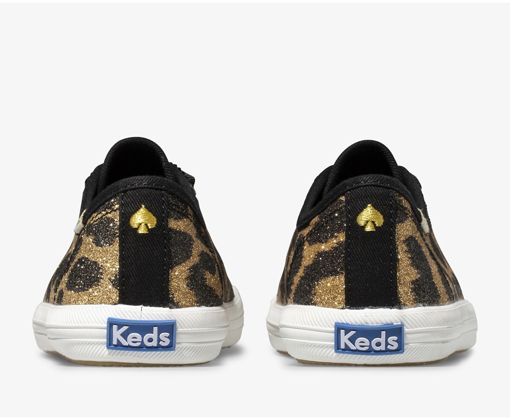 Tenis Keds Niña Leopardo - Kate Spade New York Kickstart Glitter Leopard - 7239-VPFBY